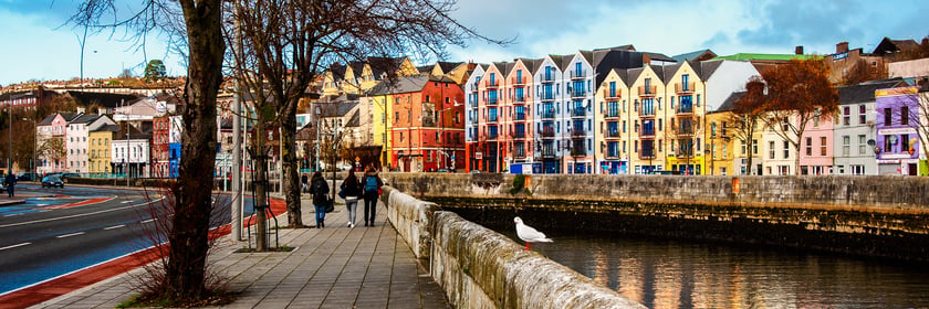 River Lee in Cork, Ireland