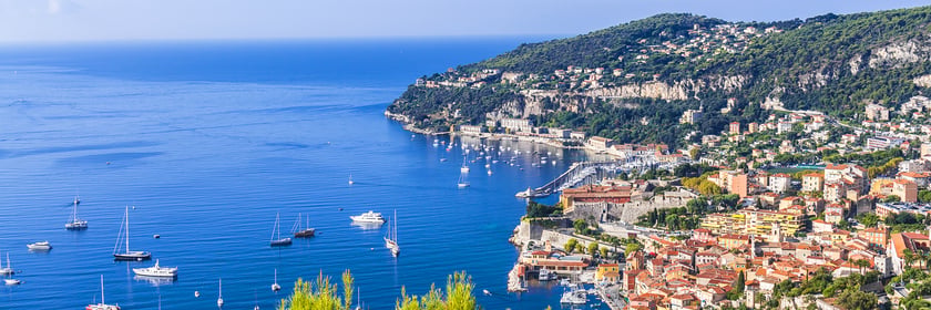 Aerial view of Nice, France