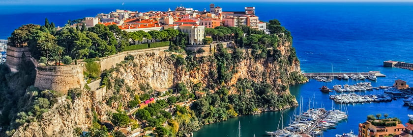 Aerial view of Monte Carlo
