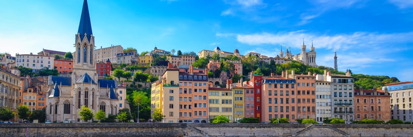 Saone riverfront, Lyon
