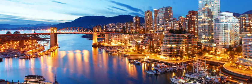 Vancouver at night