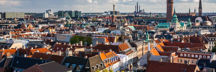 Copenhagen city skyline