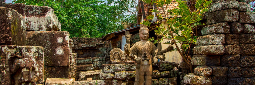 Nokor Bachey pagoda, Kampong Cham, Cambodia