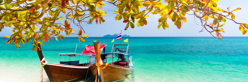 Long tail boats, Phuket, Thailand
