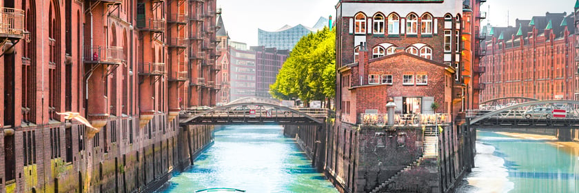 Speicherstadt in Hamburg, Germany