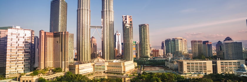 Kuala Lumpur city skyline, Malaysia