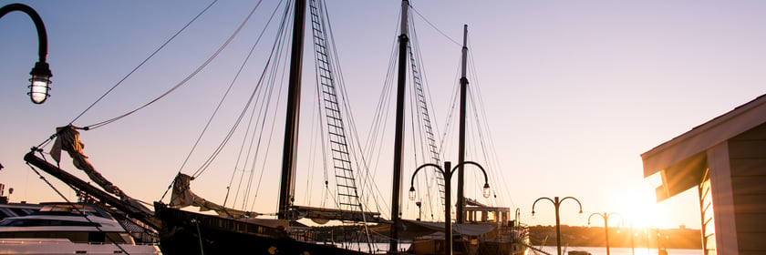 Sunrise over Halifax, Canada