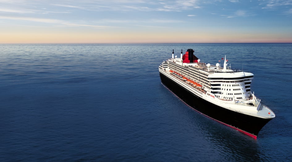 Cunard's Queen Mary 2 at sea