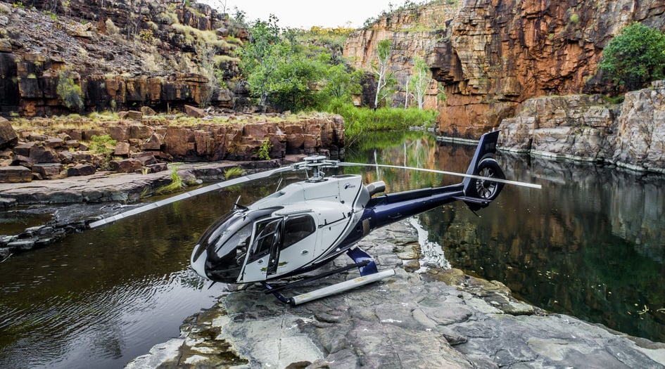 True North's helicopter