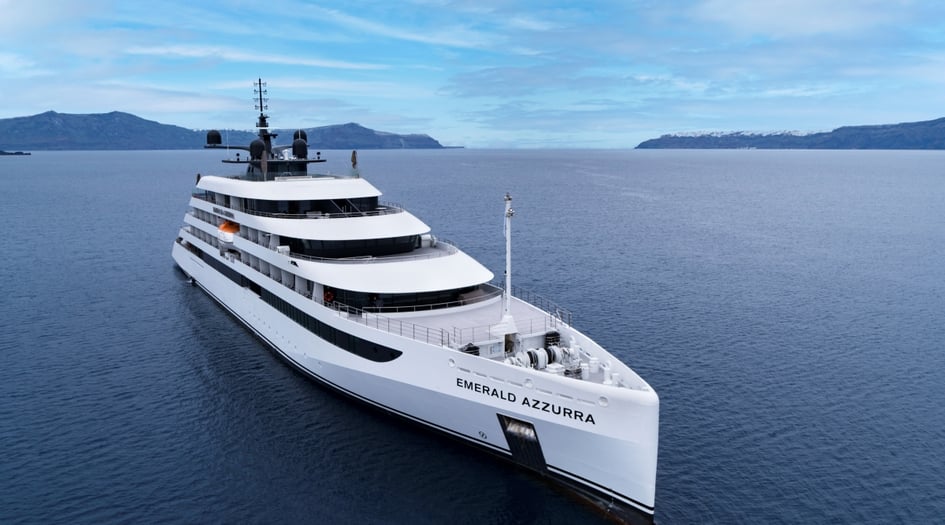 Emerald's Azzurra ship at sea