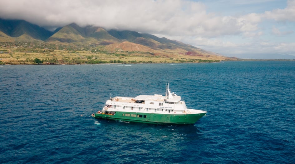 Safari Explorer at sea