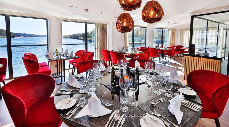 Chef's Table on board AmaVerde river cruise ship