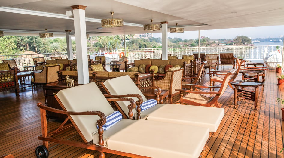 Uniworld Ganges Voyager II - Sun deck