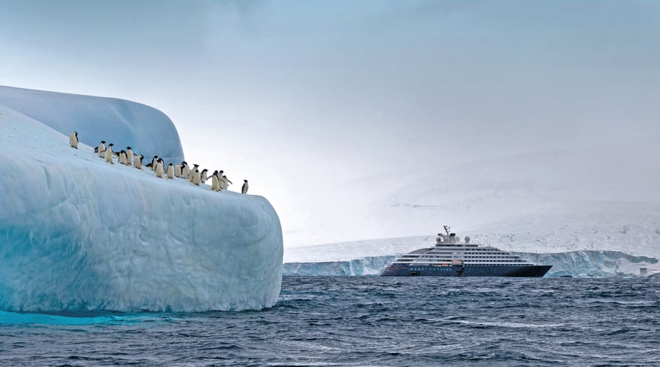 Scenic Eclipse in Antarctica