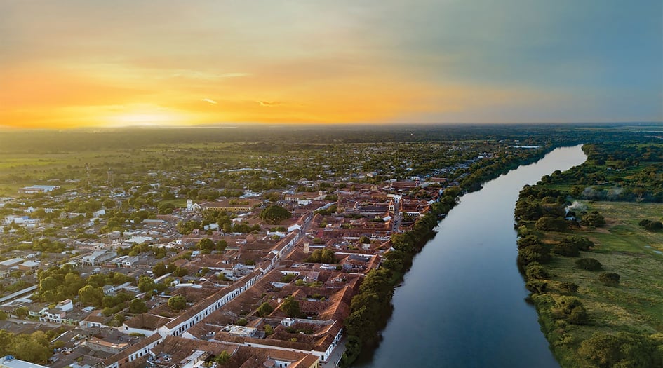 View of the Magdalena River in Colombia where AmaWaterways sails