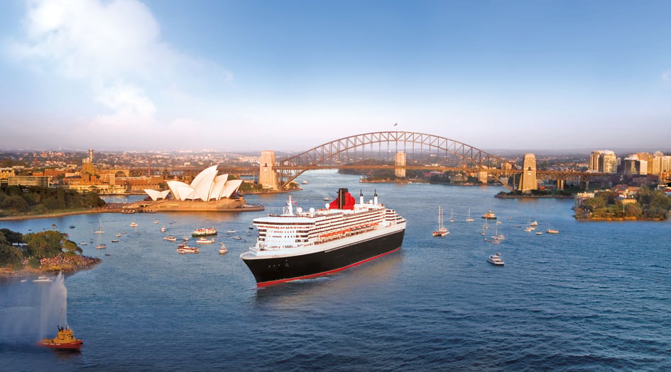 Queen Mary 2 in Sydney, Australia
