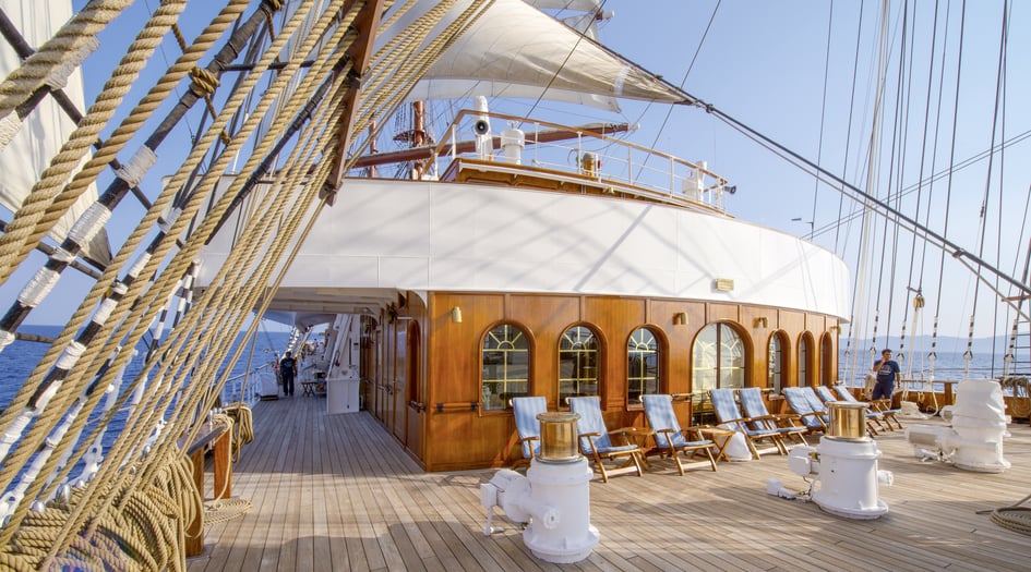 Sea Cloud II - Deck