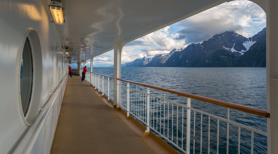 Hurtigruten - MS Midnatsol deck