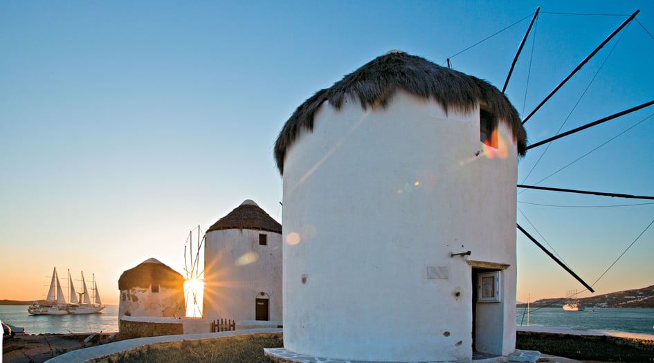 Windstar Cruises - Wind Star / Wind Spirit in Mykonos, Greece