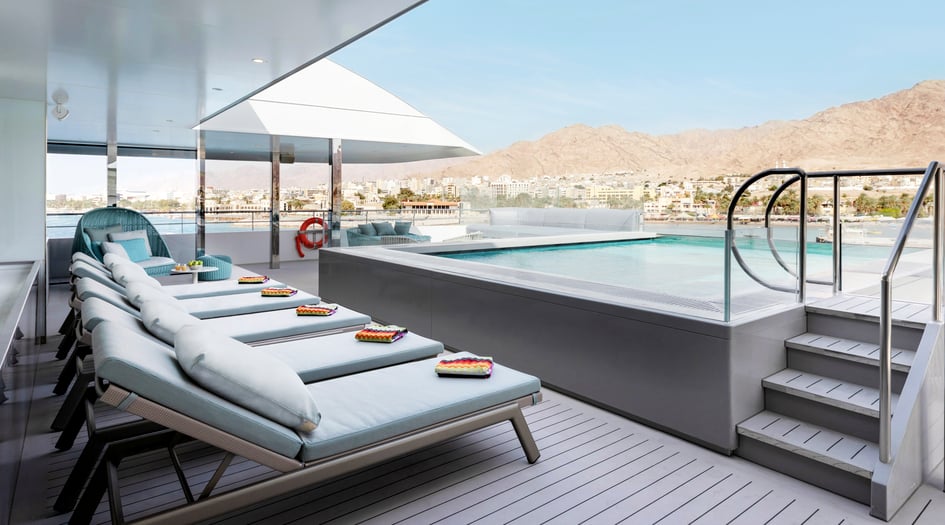 Aqua Pool on board Emerald Azzurra yacht
