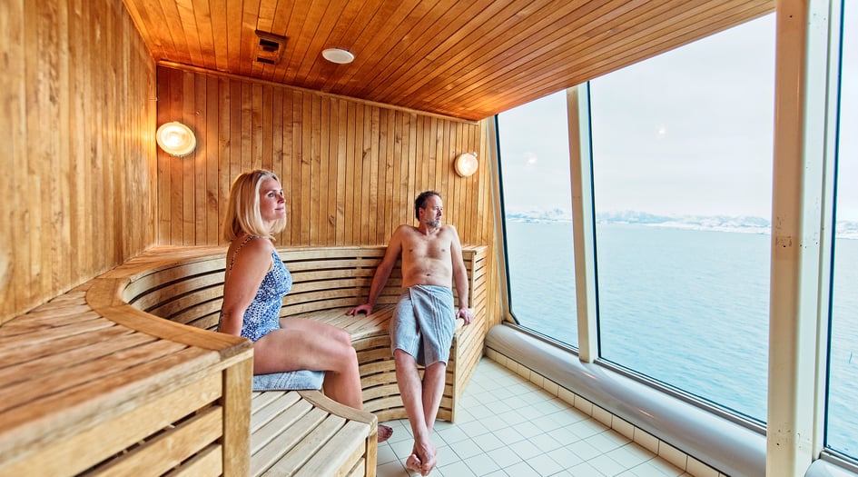 MS Trollfjord - Sauna