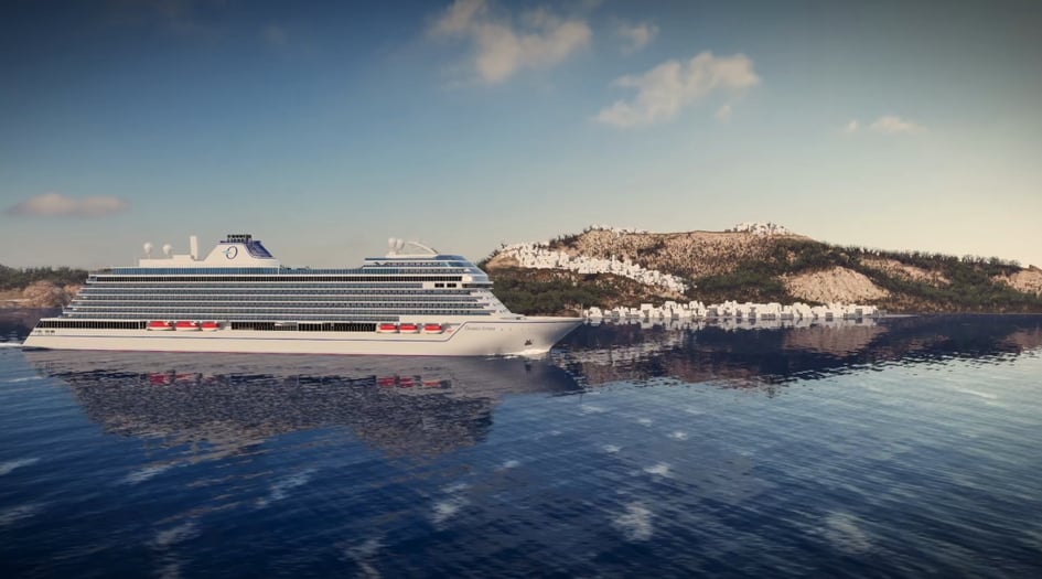 Rendering of Oceania Sonata, the new ship from Oceania Cruises