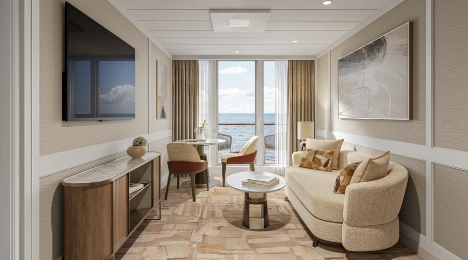 Horizon Suite rendering on board Oceania Aurelia