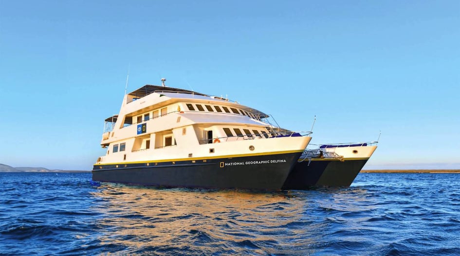 National Geographic Delfina at sea