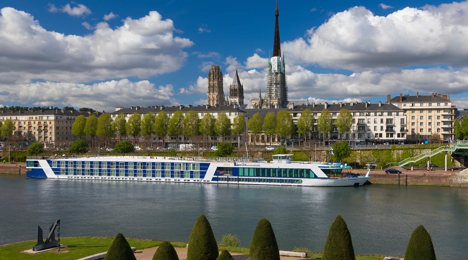 AmaLyra river cruise ship in Rouen