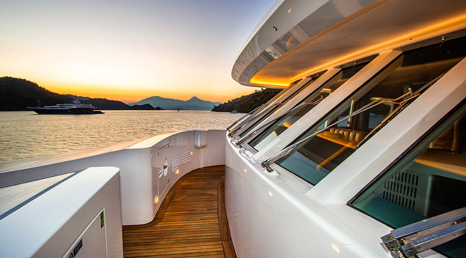Wheelhouse on board Aqua Mare