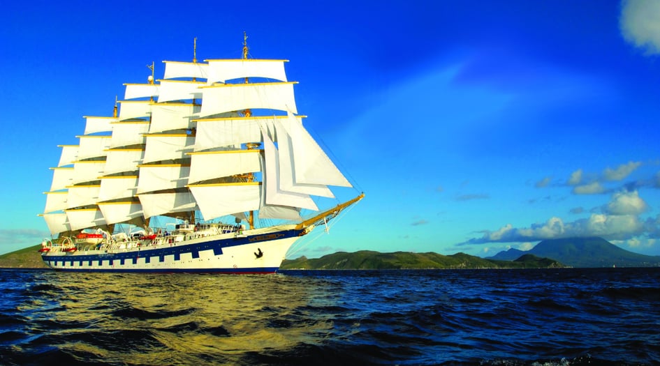 Star Clippers Royal Clipper ship at sea