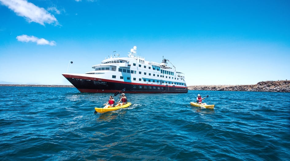 MS Santa Cruz II in the Galapagos