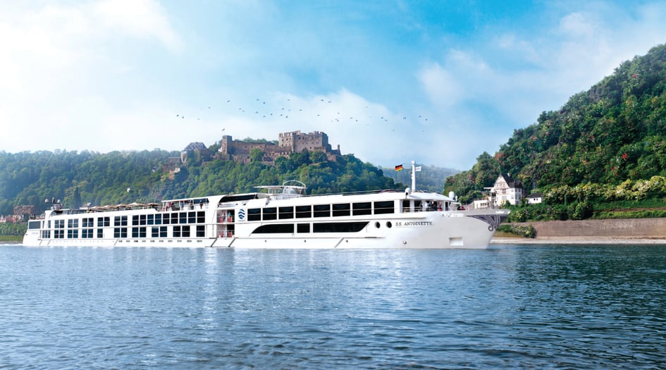 Uniworld’s SS Antoinette ship sailing the Rhine River