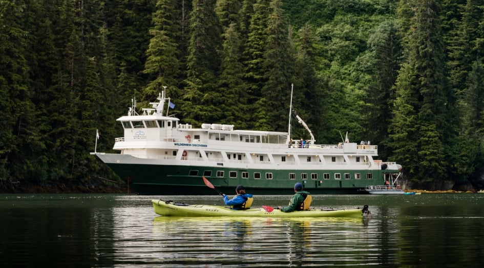 Wilderness Discoverer at sea