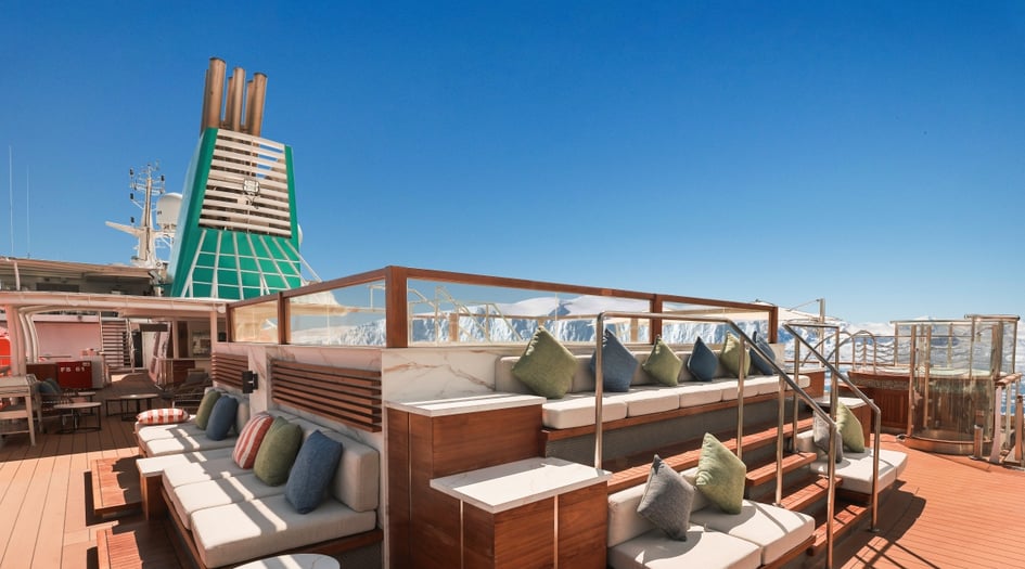 Sun Deck on board AE Expeditions' ship Douglas Mawson