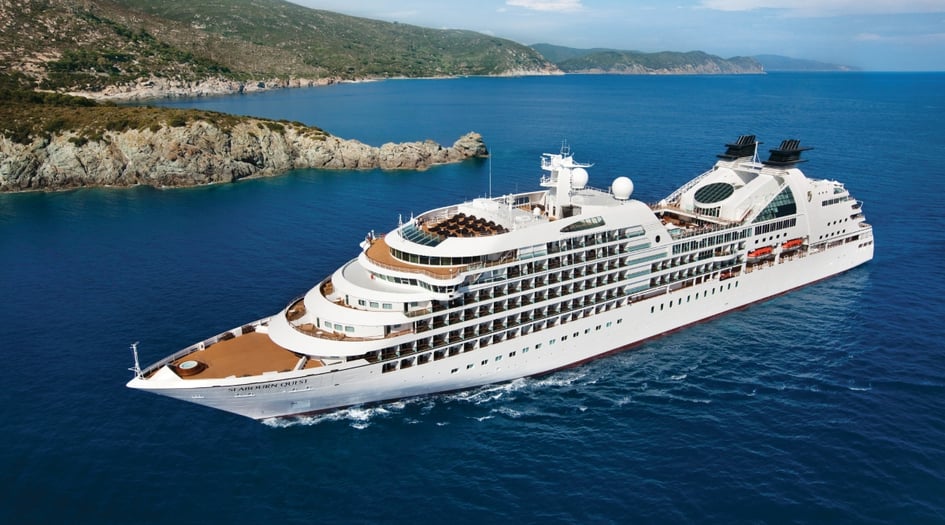 Seabourn Quest at sea
