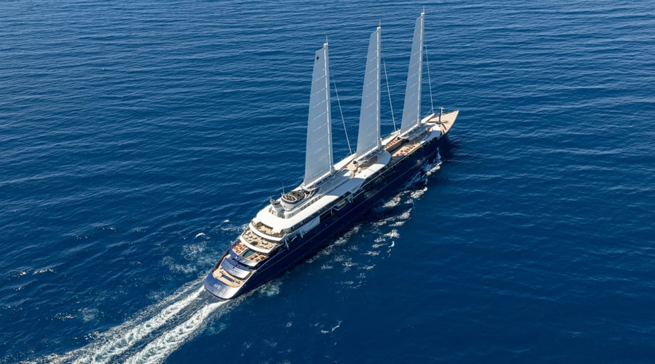 Orient Express Corinthian at sea