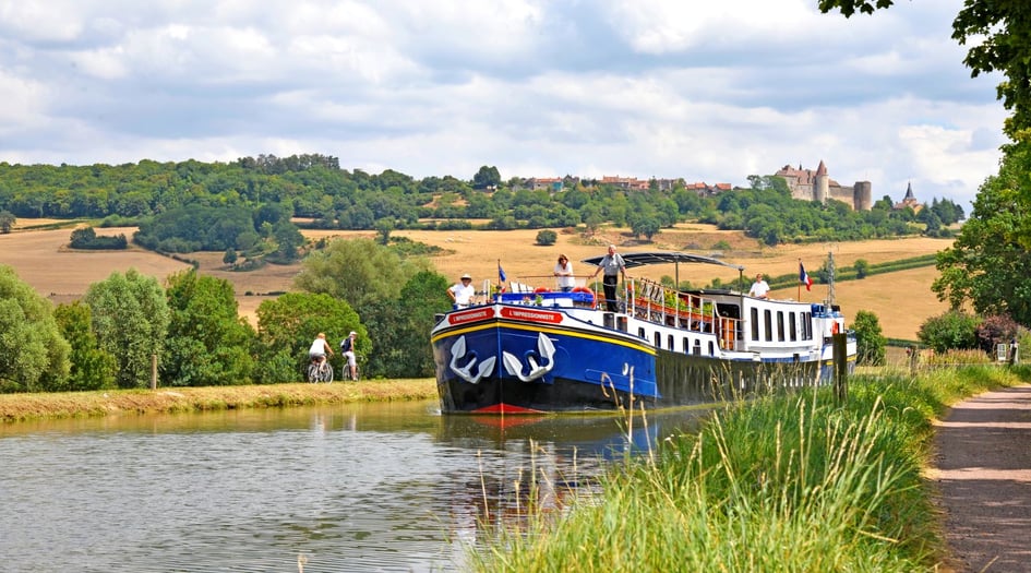 European Waterways' barge, L'Impressionniste in France