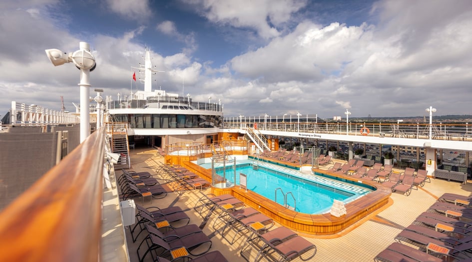 Pavilion Pool on board Cunard's Queen Victoria