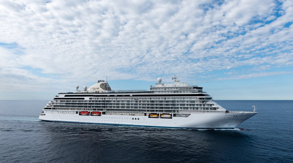 Regent Seven Seas Explorer at sea