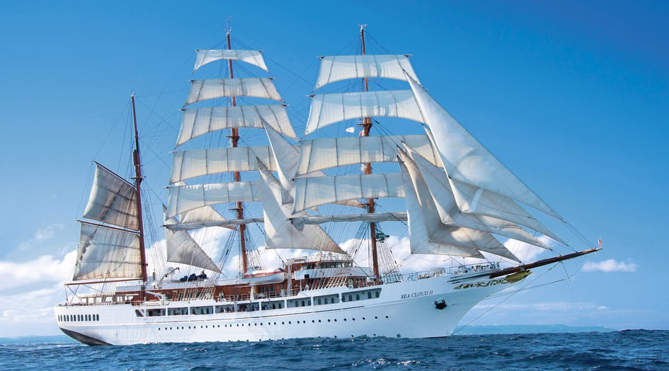 Sea Cloud II at sea