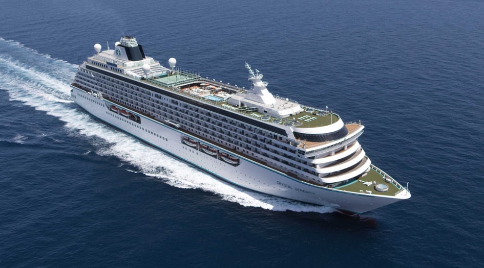 Crystal Serenity at sea