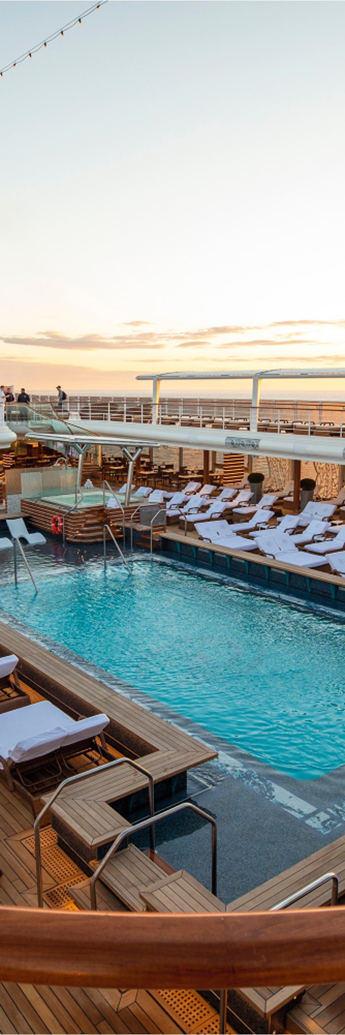 Pool deck on Regent's Seven Seas Splendor