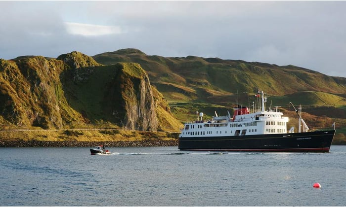 Hebridean Island Cruises' Hebridean Princess, one of the best small ship cruises from UK ports