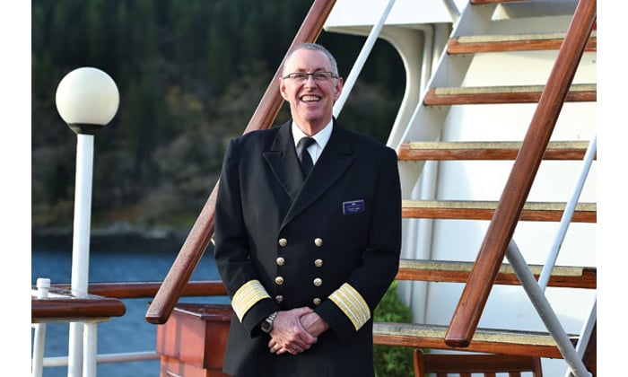 David Indge on Hebridean Princess