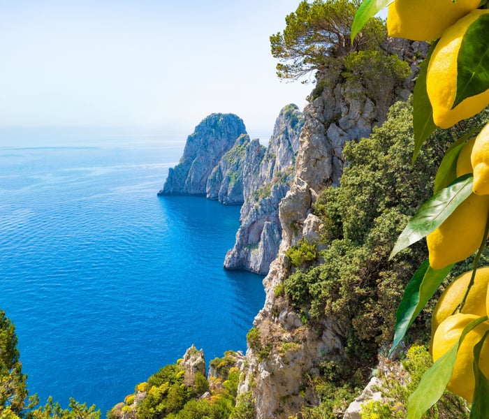 Faraglioni Rocks, Capri Island. Italy