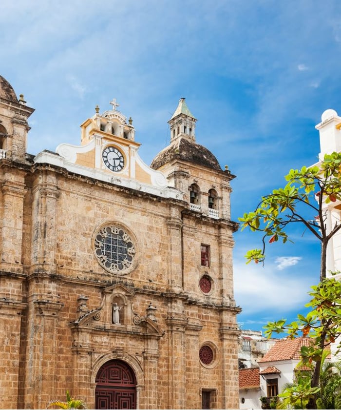 Church of St Peter Claver in Cartagena, Colombia